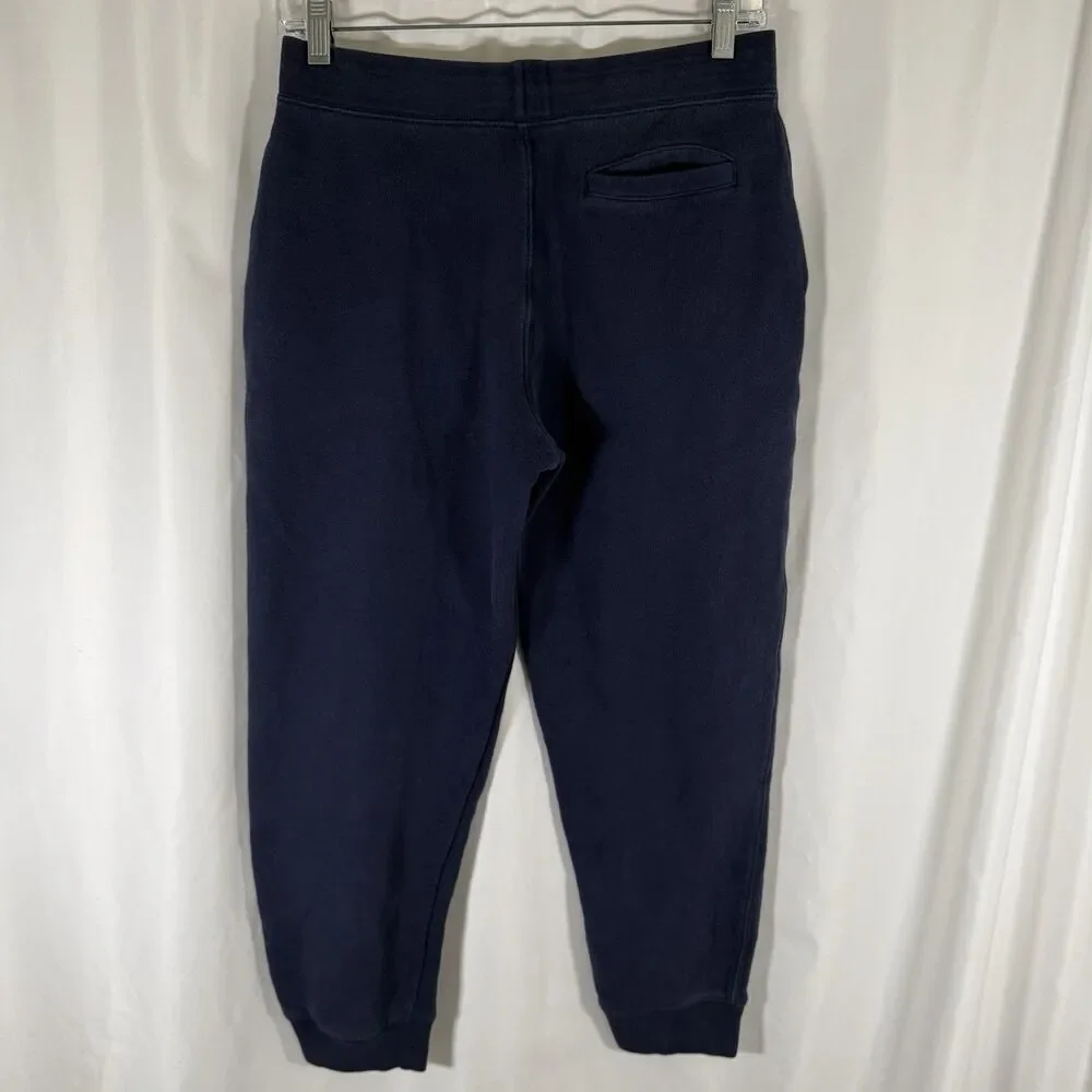 Polo Ralph Lauren Joggers Boys Large 14 16 Blue Drawstring Pockets Cotton Blend